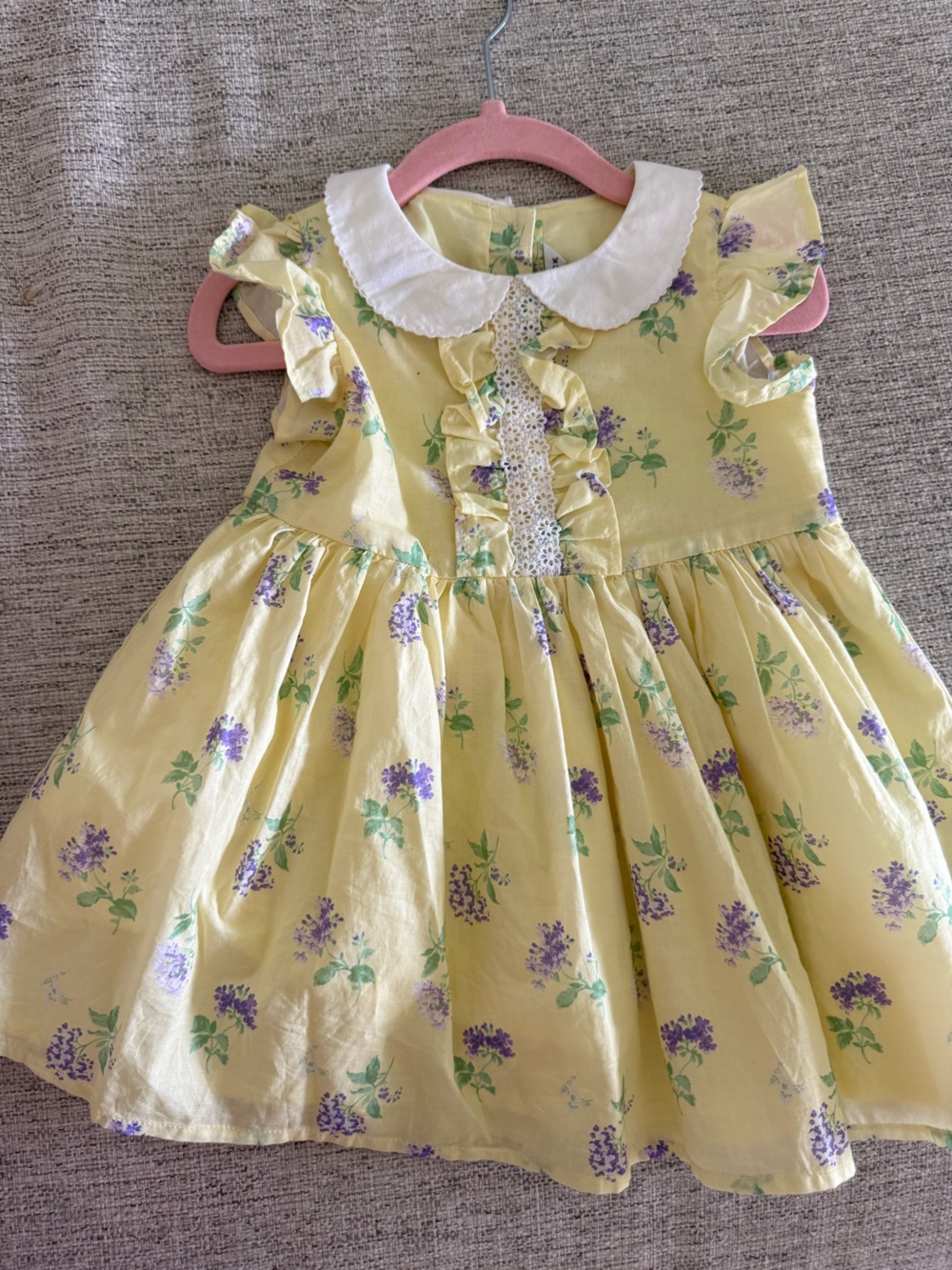 Janie and Jack Floral Dress – Size 12–18M